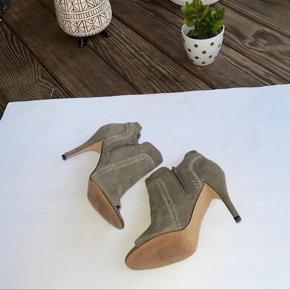Vince Camuto Peep Toe Booties - Picture 6 of 11